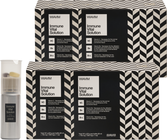 위아바임 이뮨 바이탈 솔루션 종합비타민 고함량 멀티비타민 식약청인증 미네랄 영양제, 4개, 7회분