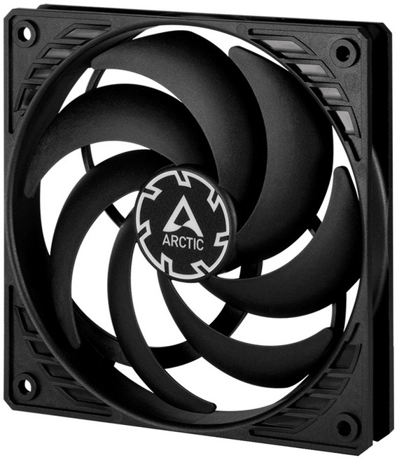 ARCTIC P12 SLIM PWM PST 블랙 1팩, 1개
