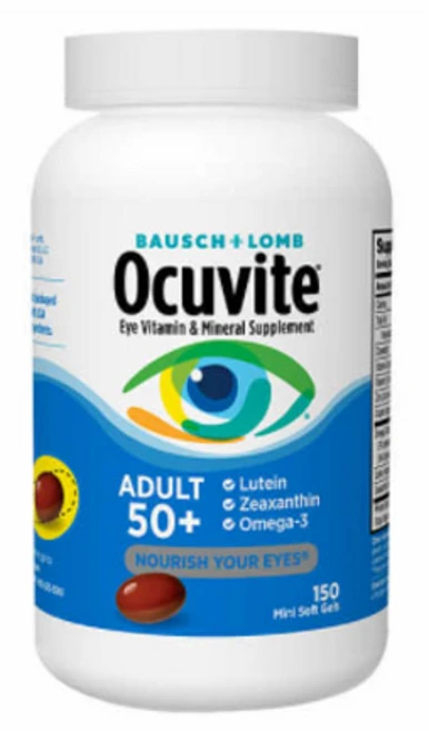 Ocuvite 오큐바이트 50세 이상 눈건강 루테인, 150정, 1개 - 쿠팡