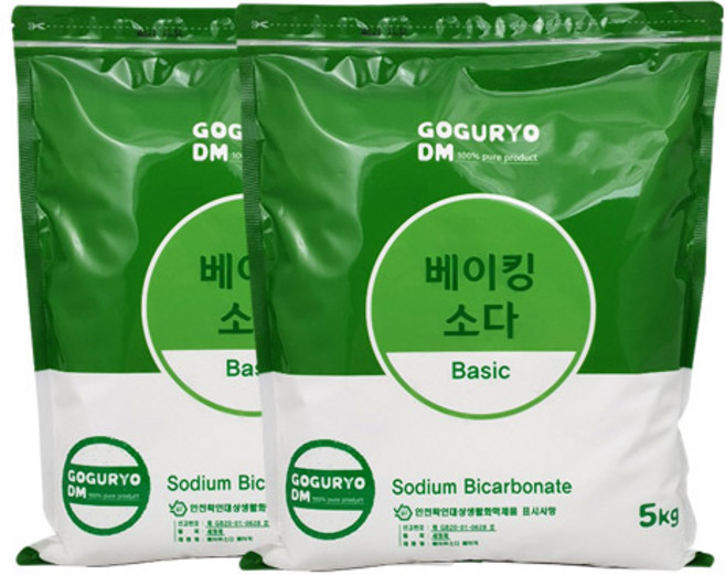 고구려디엠 베이킹소다 베이직, 5kg, 2개