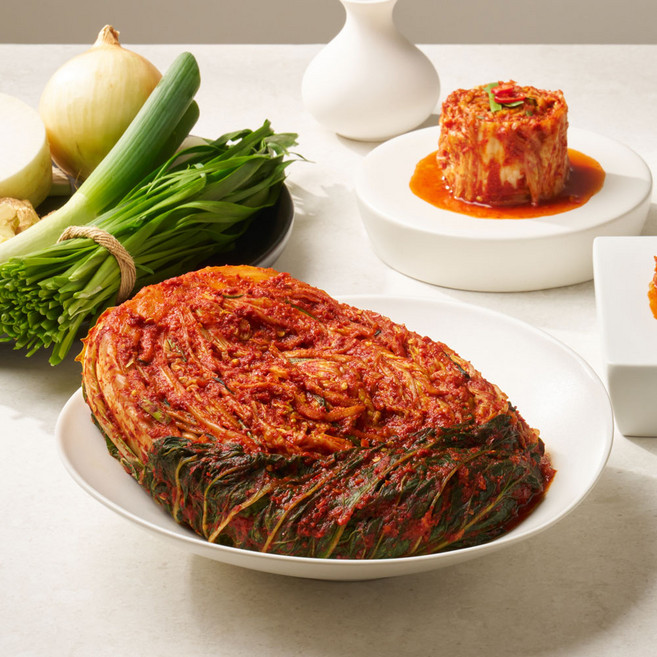 조미료 무첨가 더품담 고랭지 포기김치 HACCP인증 국산 가정용, 2개, 4kg