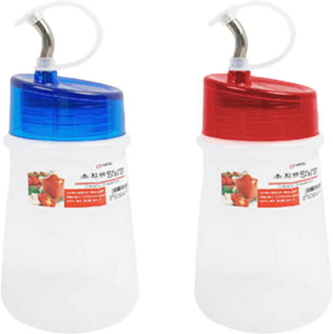 국산 소프트 양념병 냉면 (겨자 소스 식초 간장) 2color, 파랑, 1개