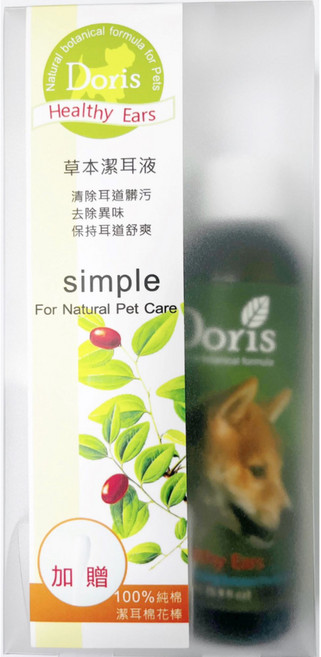 Doris 草本潔耳液 寵物天然植物配方, 1個, 175ml