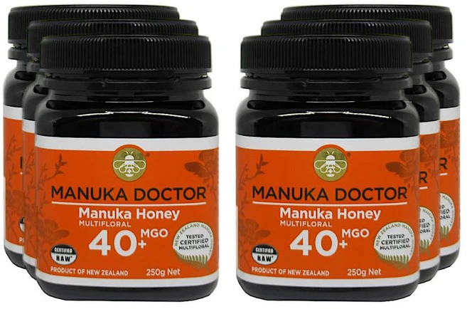 마누카닥터 마누카꿀 멀티플로랄 40+ MGO Manuka Doctor Manuka Honey Multifloral, 250g, 6개 - 쿠팡