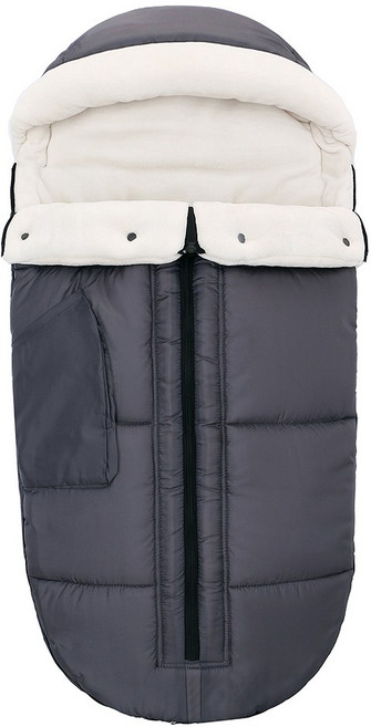 미라클 베이비 육아 보온 유모차 외출용 침낭, 회색, 1개