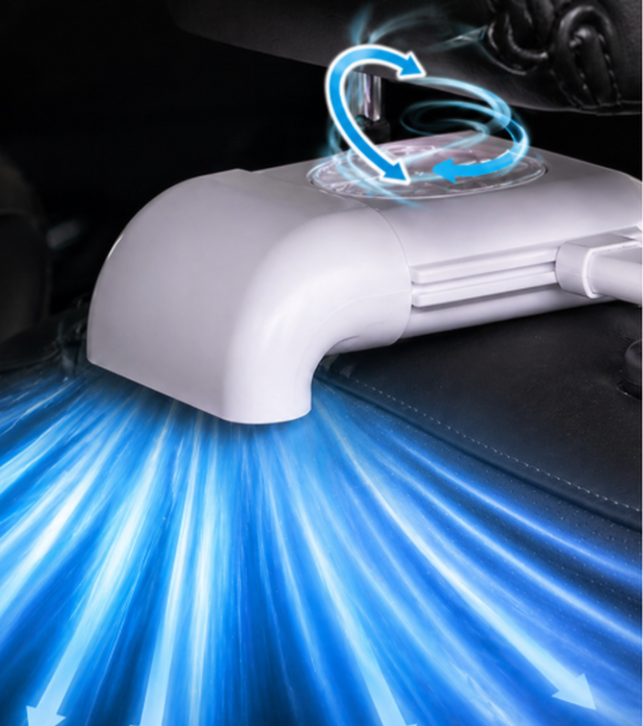 SHOPIAN 차량용 등송풍기 등 선풍기 MAX 3.0, 퓨어화이트 MAX 3.0, F405