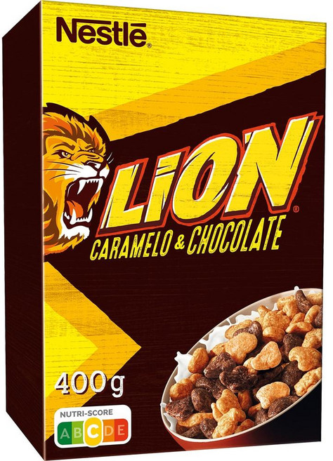 네스틸 리옹 시리얼 카라멜초코렛 400g x 4팩, 4개