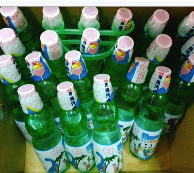 古意古早味 彈珠汽水 (南風) 30罐/箱 250ml/瓶 塑膠瓶 懷舊零食, 1個, 7.5L