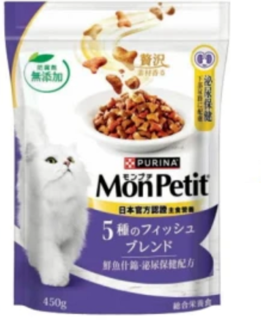 MonPetit 貓倍麗成貓乾糧 均衡營養 呵護心臟視力 適口性佳 多種口味選擇, 1.36kg, 1個, no this value