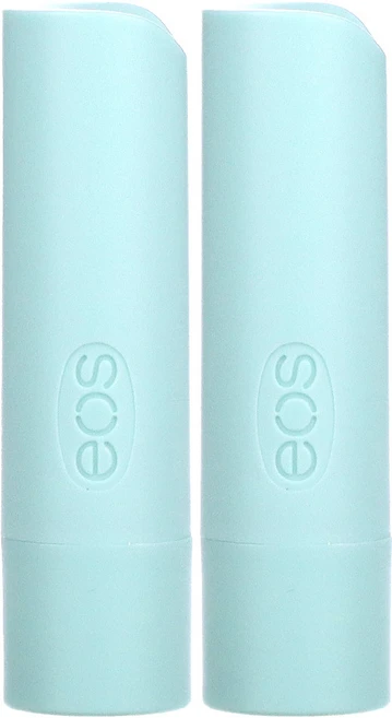 EOS 유기농 100% 천연 시어버터 립밤 스위트 민트 2개 개당 4g(0.14oz) 2팩, 1개 - 쿠팡