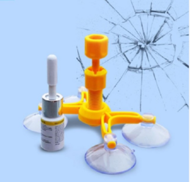 자동차 앞유리 복원 키트 돌빵 기스 찍힘 흠집, 1개, 1ml, 유리복원제set