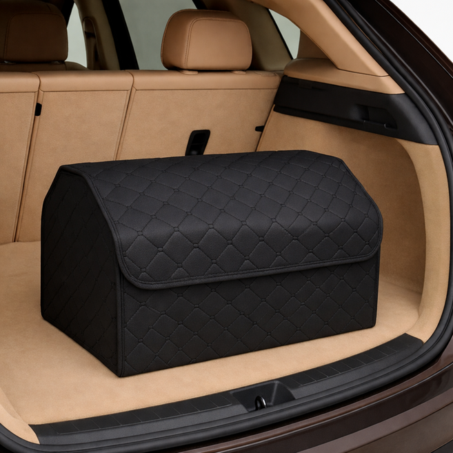 소피네 누구나쉽게 깔끔한 트렁크 정리함, 블랙