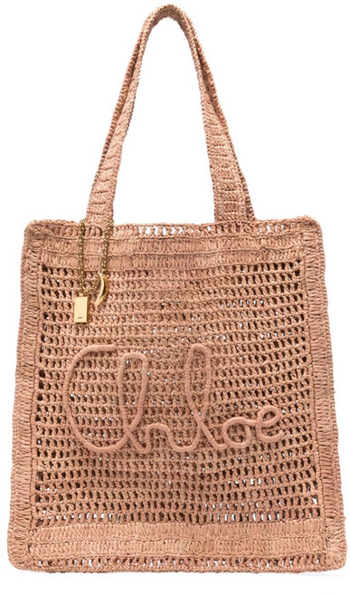 끌로에 서머 바나나 토트 백