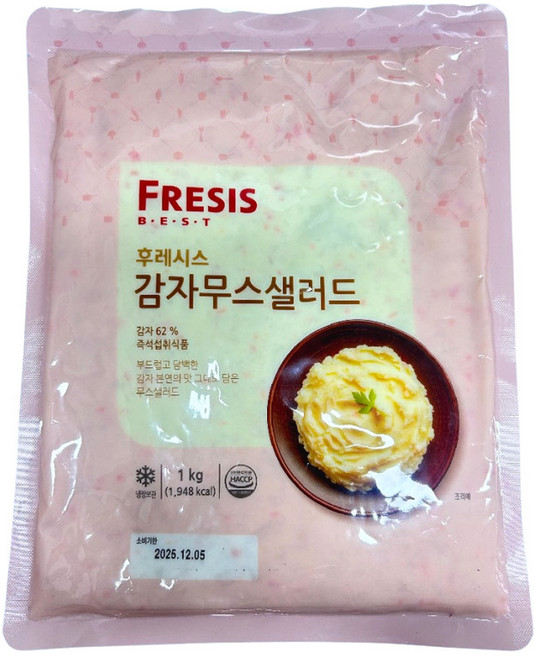 후레시스 감자무스 샐러드, 1개, 1kg