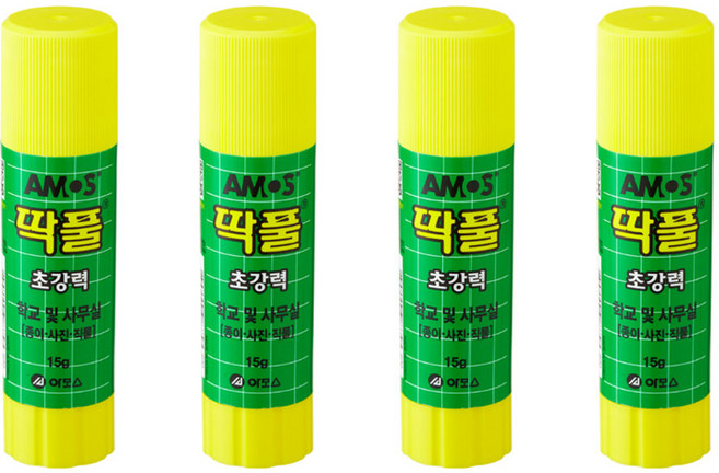 아모스 딱풀, 15g, 4개