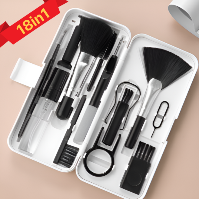 라이프리 18in1 키보드 청소 키트 이어폰 휴대폰 올인원 도구 세트, 1개, 18in1 CLEAN N