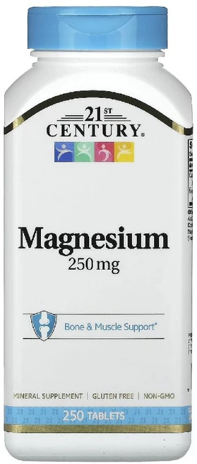 21세기센트리 산화 마그네슘 250mg 필수 미네랄, 1개, 250정 - 쿠팡