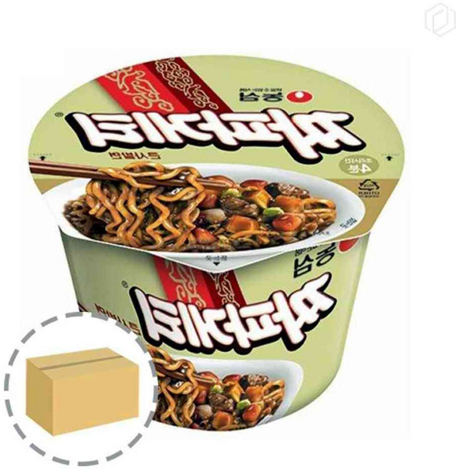 [하루셀렉] 농심짜파게티큰사발 사발면 짜파게티 큰사발 1BOX 16컵