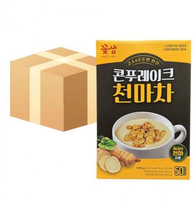 꽃샘 콘푸레이크 콘프레이크 천마차 50T 6개 (Araium), 1개, 1개입, 1g