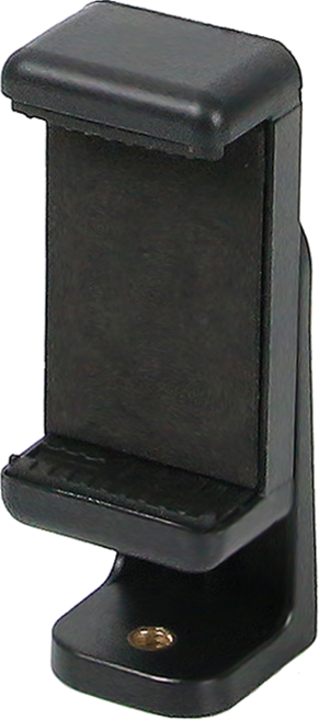 이스틴 360 회전 스마트폰 거치대 셀카봉용 삼각대용, 블랙, 1개