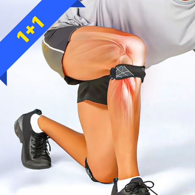 인피니티 가드 한줄 무릎보호대 러닝 무릎 슬개골 연골 관절 배드민턴 등산 마라톤 테니스, 블랙, 2개