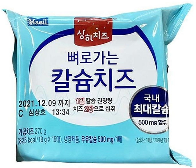 (매장정품) 매일 매일_뼈로가는칼슘치즈_270G m21663 239566