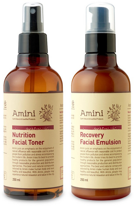 아미니 뉴트리션 토너+리커버리 에멀전 250ml, 1개