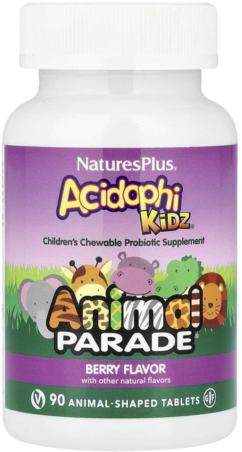 네이쳐스플러스 소스오브라이프 애니멀퍼레이드 츄어블 내추럴 베리 동물 모양 90정, 2개 - 쿠팡