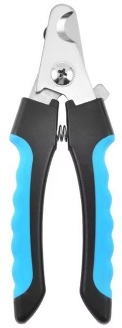 반려동물 안전 발톱깎이 네일 클리퍼, L_대형&성묘, 블루&블랙