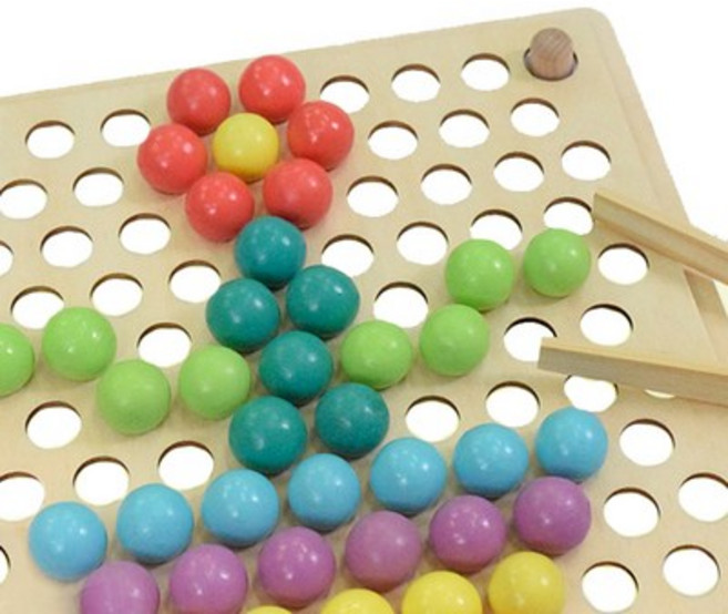 가베가족 원목 구슬 옮기기, 1개