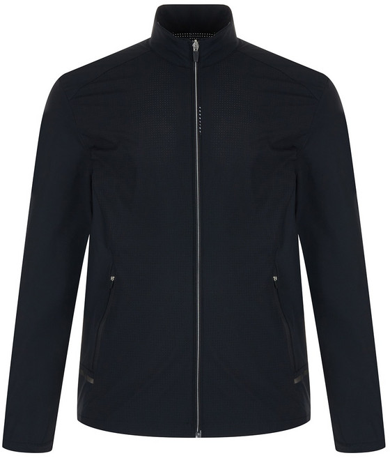 [슈페리어] 남성 홑겹 뒷판 펀칭 바람막이 점퍼 블랙 (IM0DJP10239)