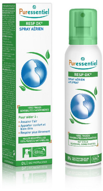 Puressentiel E°19 呼吸芬多精 精油噴霧 法國進口 有機認證, 1個, 20ml 2028/06