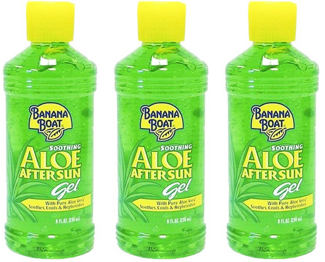 바나나보트 수딩 알로에 애프터 선 젤, 236ml, 3개