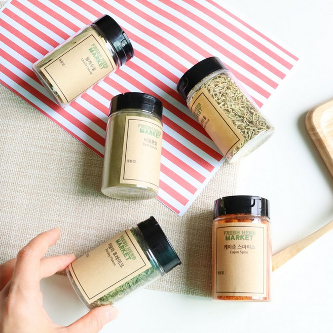 향신료 5종세트 바질 파슬리 로즈마리 월계수 독일향신료 모로코 이집트 조지아, 1개