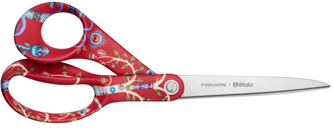 피스카스 이딸라 타이카 다목적 주방 가위 핀란드 21cm, 타이카 레드, 1개