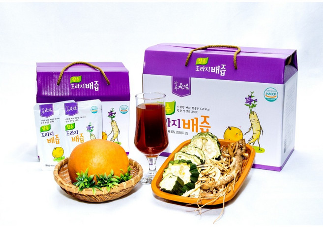 장수도라지배즙60포, 6L, 60개