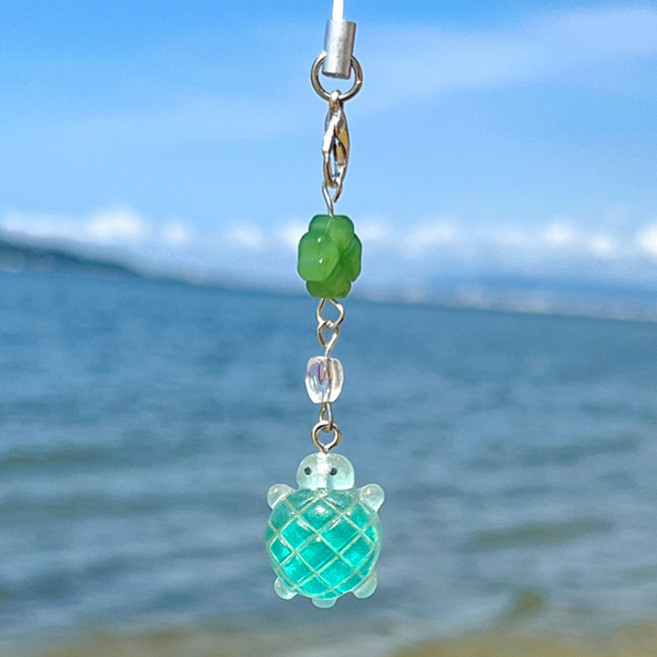 럭키빵행운의바다거북스트랩키링