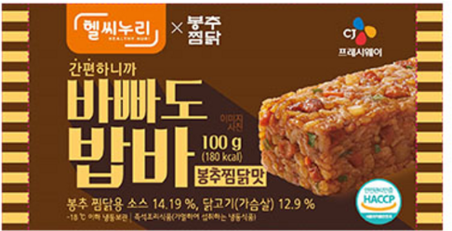 헬씨누리 바빠도 밥바 봉추찜닭맛 (100g 10개입), 10개, 100g
