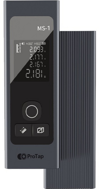 ProTap 激光測距儀 MS-1 雷射尺 電子尺 測量儀 紅外線 水平儀 測量器, 1個