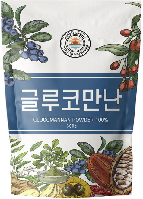 해나식품 곤약 분말 가루 파우더, 300g, 1개