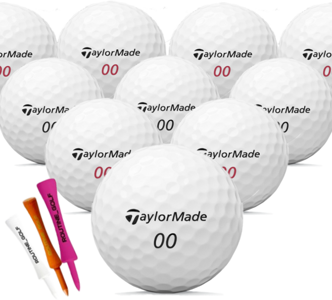 브릭샵 테일러매이드 특a+급 로스트볼 골프공 골프티 NO해저드, 1개, 30개입, 화이트