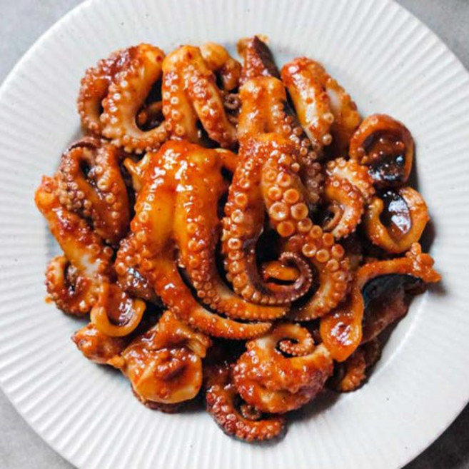집에서먹자 쭈꾸미 볶음 매운맛 맛집 집들이 캠핑 밀키트 간편 술안주, 1개, 450g