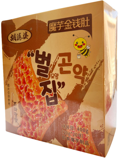 중국간식 벌집모양곤약 즈마장맛 마라 향라, 20개, 20g
