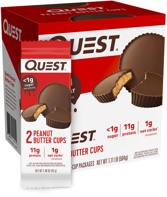 퀘스트뉴트리션 땅콩 버터 컵, 504g, 1개 - 쿠팡