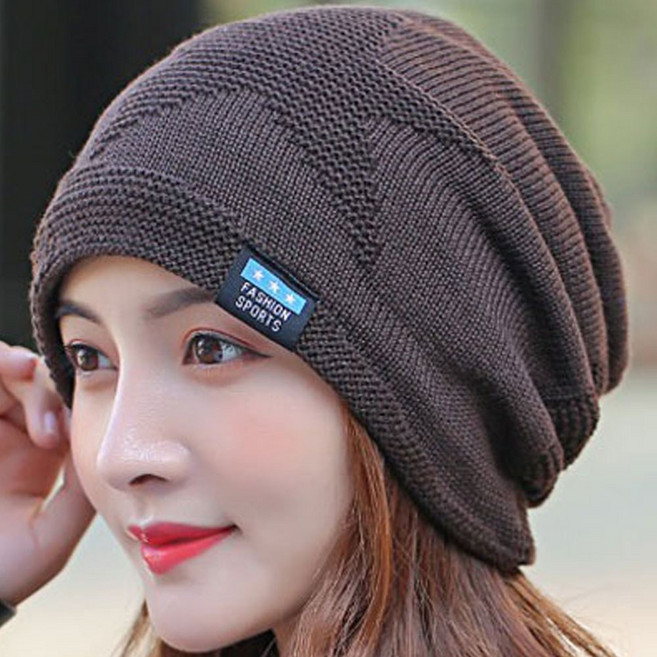 Joyce shop 오래달리기 비니 F29 여성 남성 남녀공용 가을 겨울 니트 방한 방울 머리 심플 털 두건 모자 벙거지 베레모 모 캡 용품