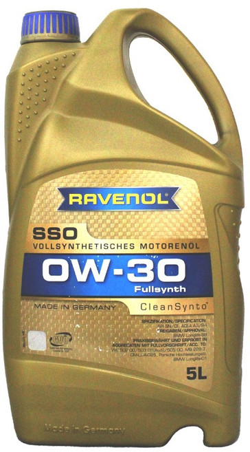 RAVENOL SSO 0W30 全合成機油, 1個, 5L