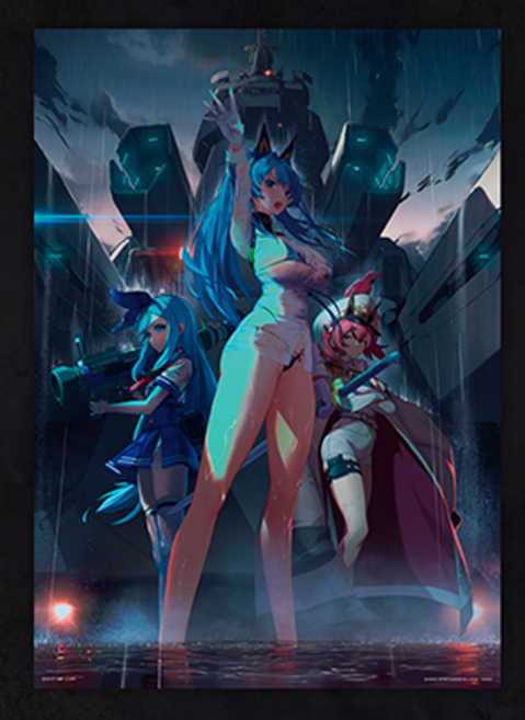 포스터(A3) TYPE-4 H상 승리의여신 : 니케 NIKKE CHAPTER3 챕터3편 제일복권 반다이 이치방쿠지 굿즈