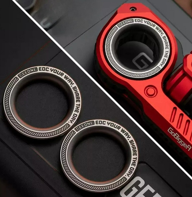 GoBiggeR 피젯 스피너 메탈 푸시 슬라이더 EDC 신형 키덜트 핸드토이 집중력, 프리미엄 피젯링