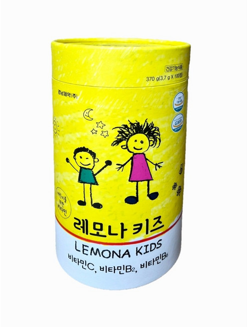 경남제약 레모나 키즈츄어블 3.7g X 100정 1통, 100회분, 1박스