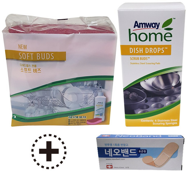 네오밴드1갑+암웨이 수세미2종(소프트버즈+스크럽버즈), 1개